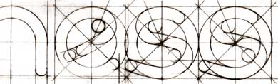 detail of original bcc logo design drawing